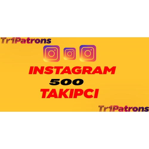  INSTAGRAM 500 TAKİPÇİ  GARANTİLİ